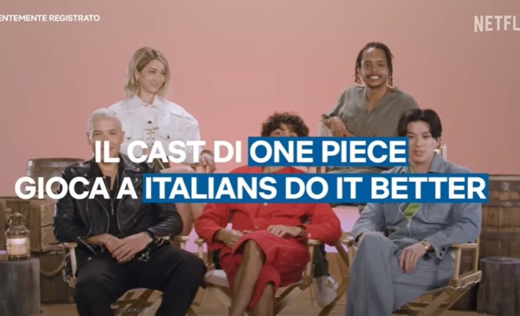 one piece cast italiano