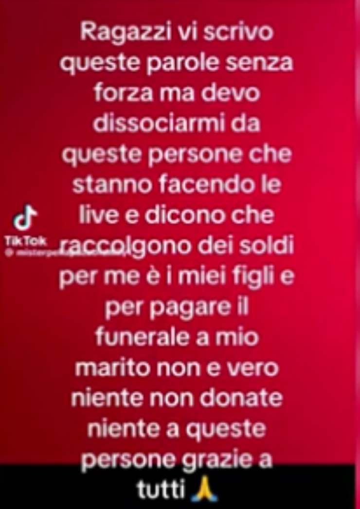 False raccolte fondi: l'allarme della moglie di Mister Pella Pazzo