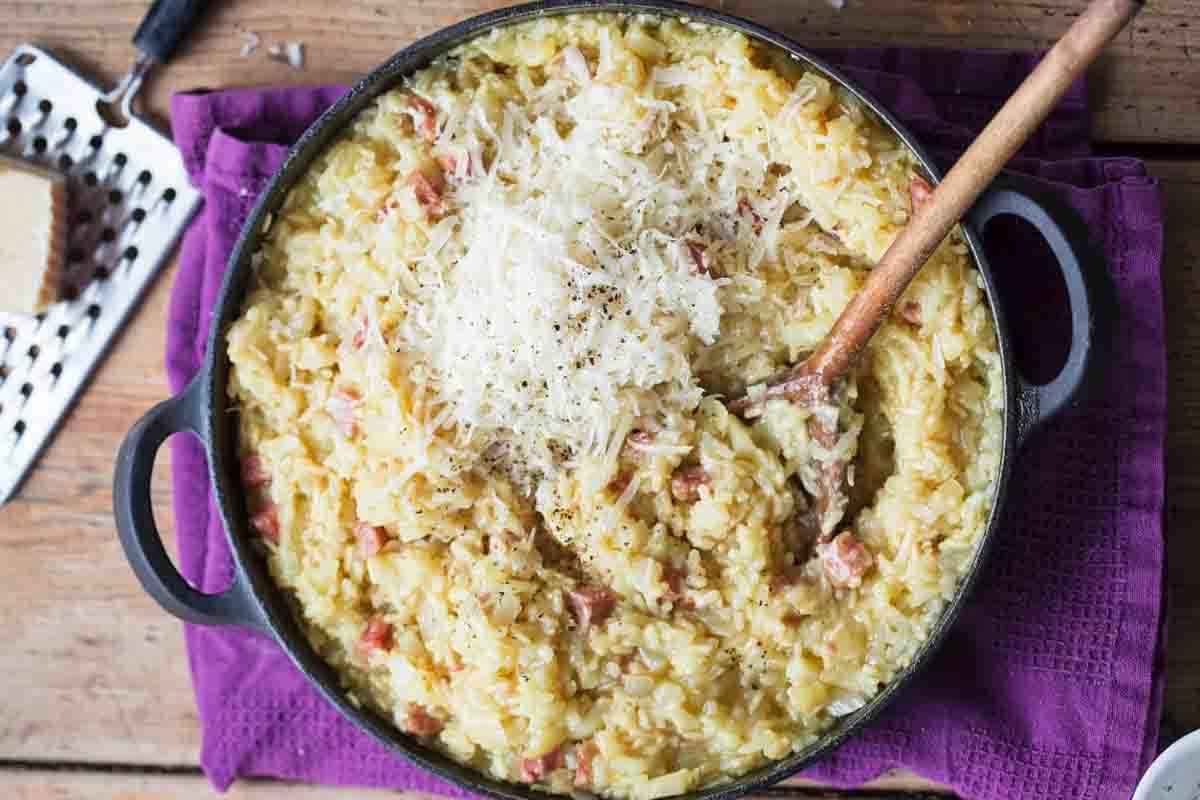 Risotto alla salsiccia perfetto per il freddo che sta arrivando